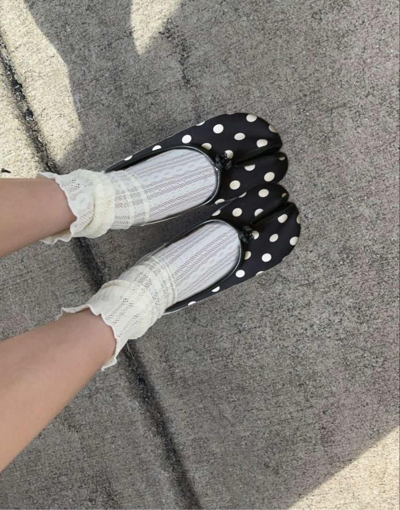 "DOTS TABI" BALLET DOLL FLATS