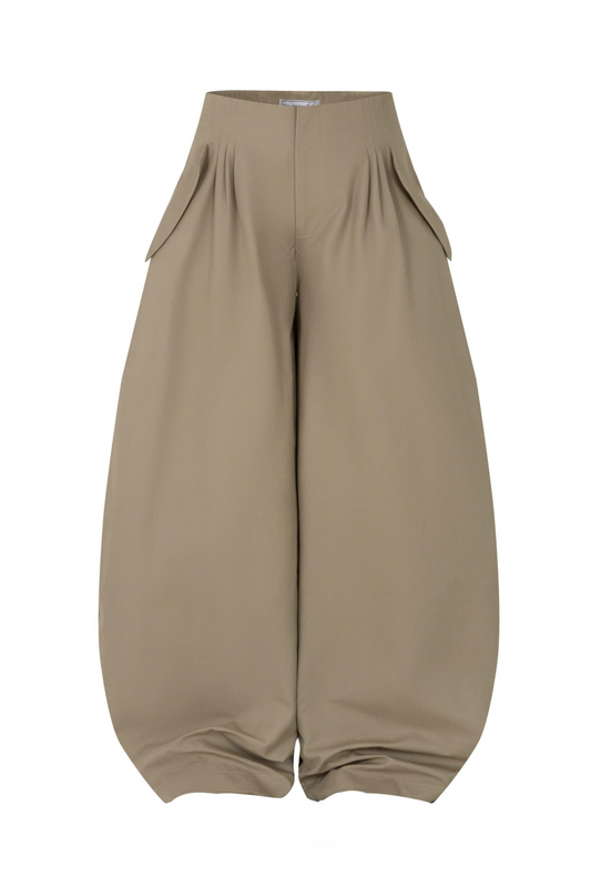 "CROISSANT" BAGGY PANTS