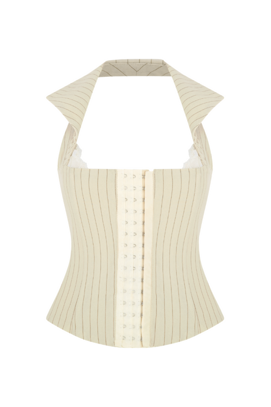 YELLOW BEIGE "METANORIE" CORSET
