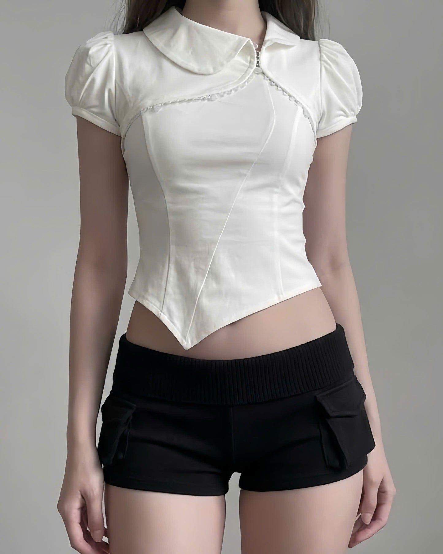 "KANJI" MICRO SHORTS