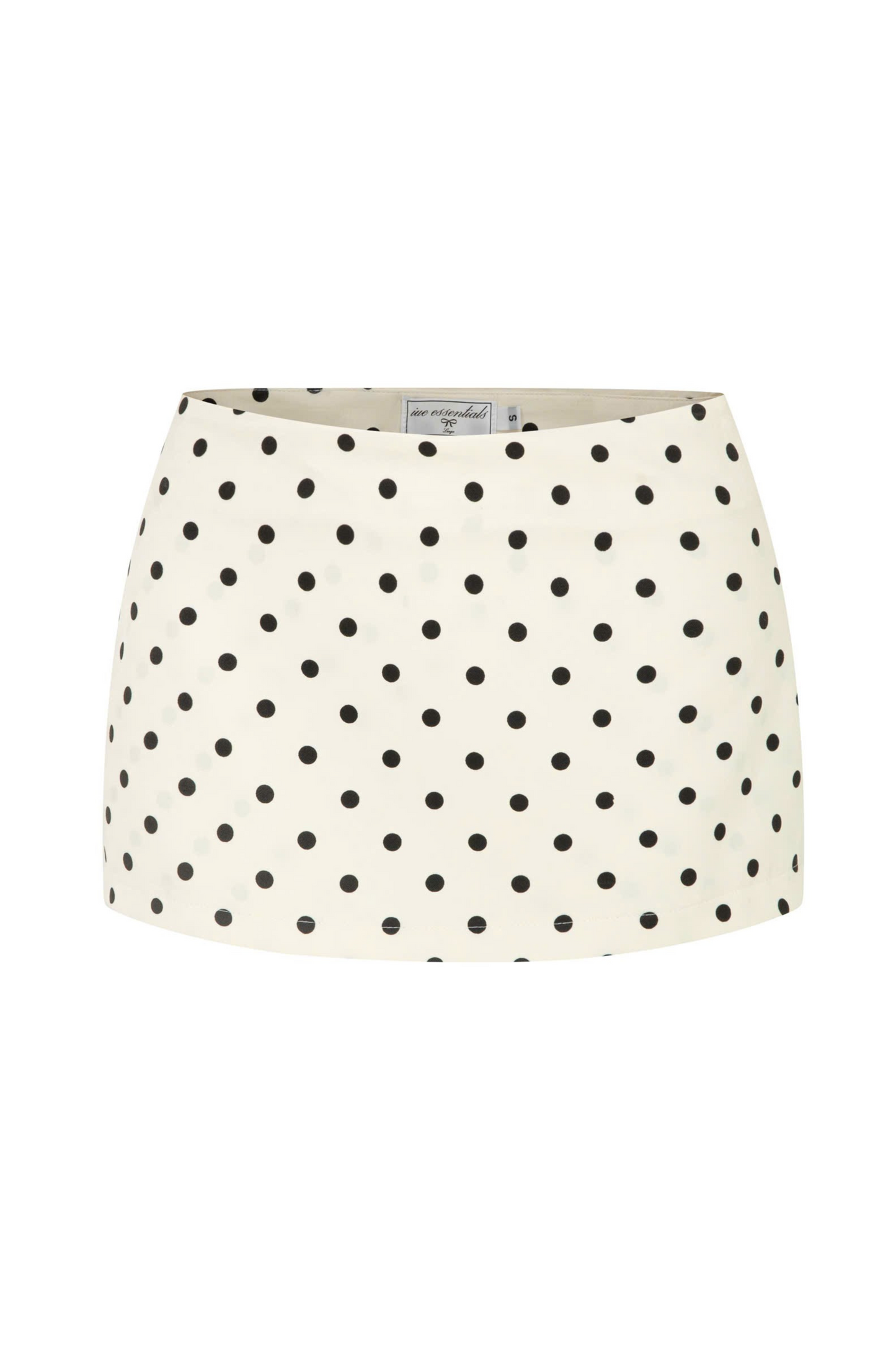 "LATTE DOTS" MINI SKIRT