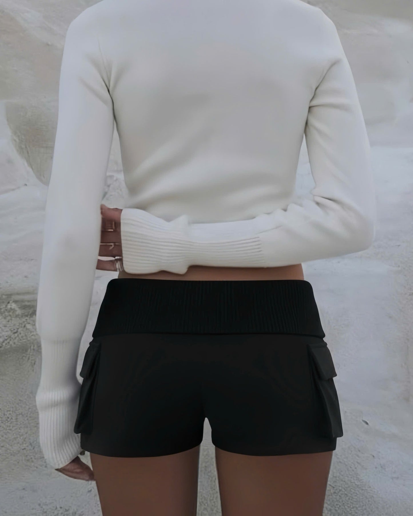 "KANJI" MICRO SHORTS