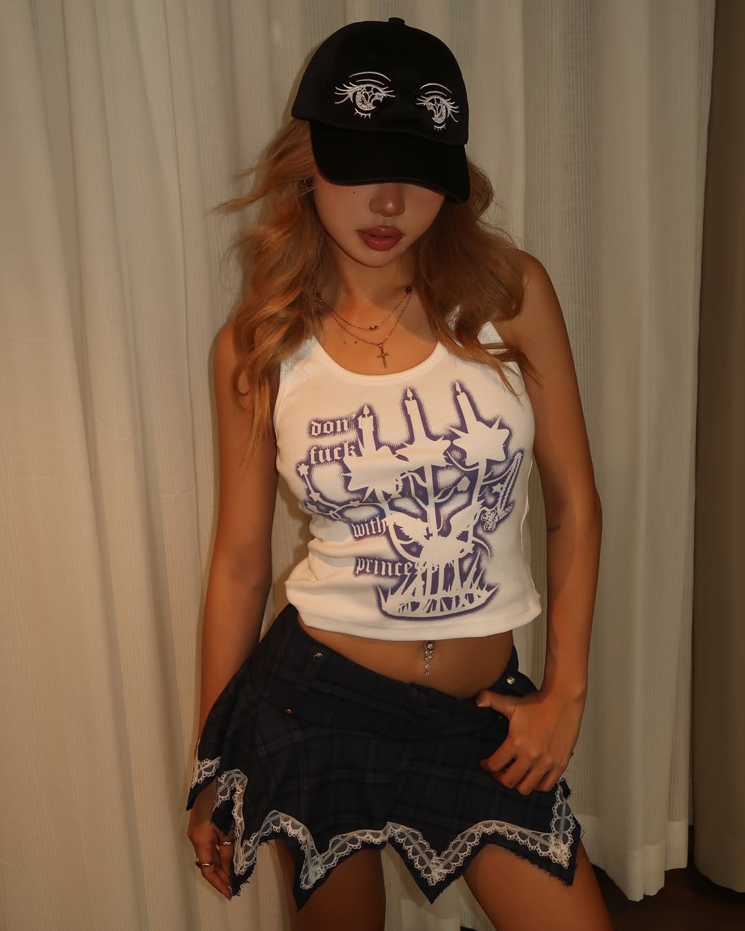 "WARNING" TANKTOP