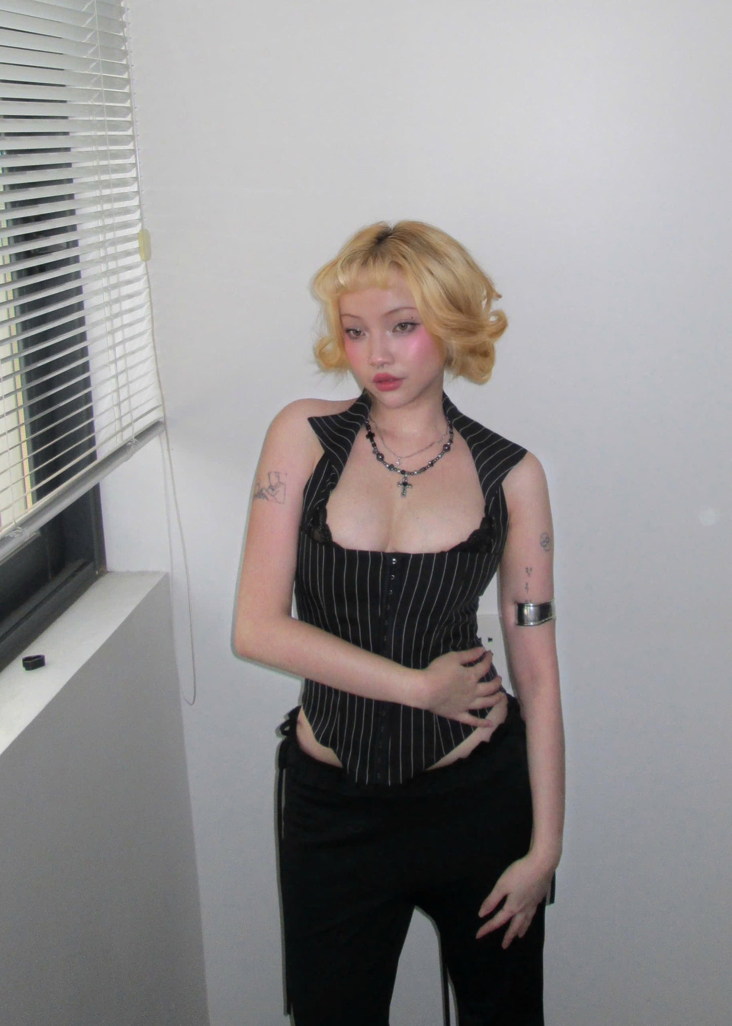 BLACK "METANORIE" CORSET