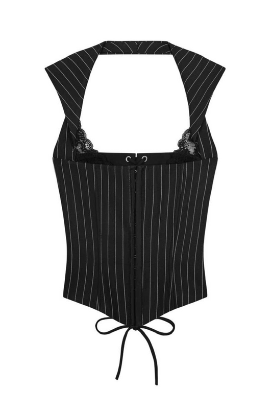 BLACK "METANORIE" CORSET