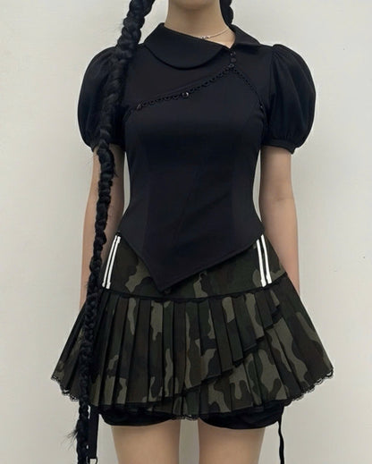 "XINXIN IN BLACK” TOP