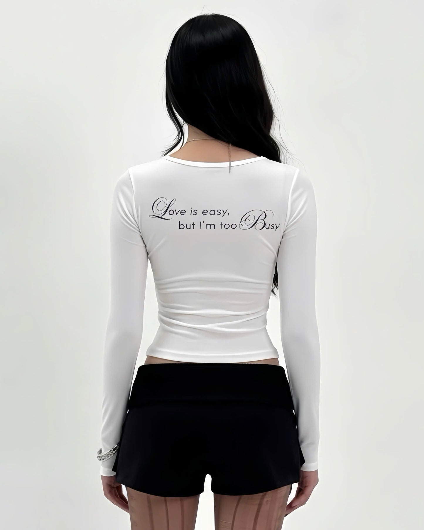 "EZBUSY" LONGSLEEVES SHIRT