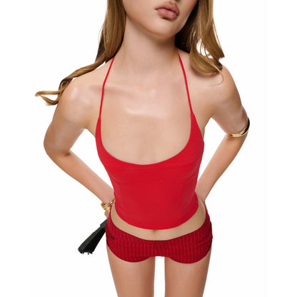 "SPILL HALTER" in RED