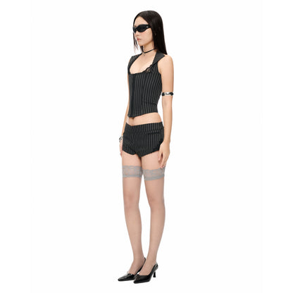 "NOIRI" MINI SHORTS