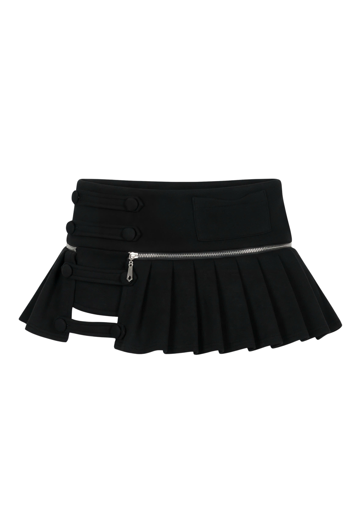 BLACK DECON-CONCUBINE SKORT