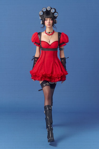 "RED-LANTERN" DRESS