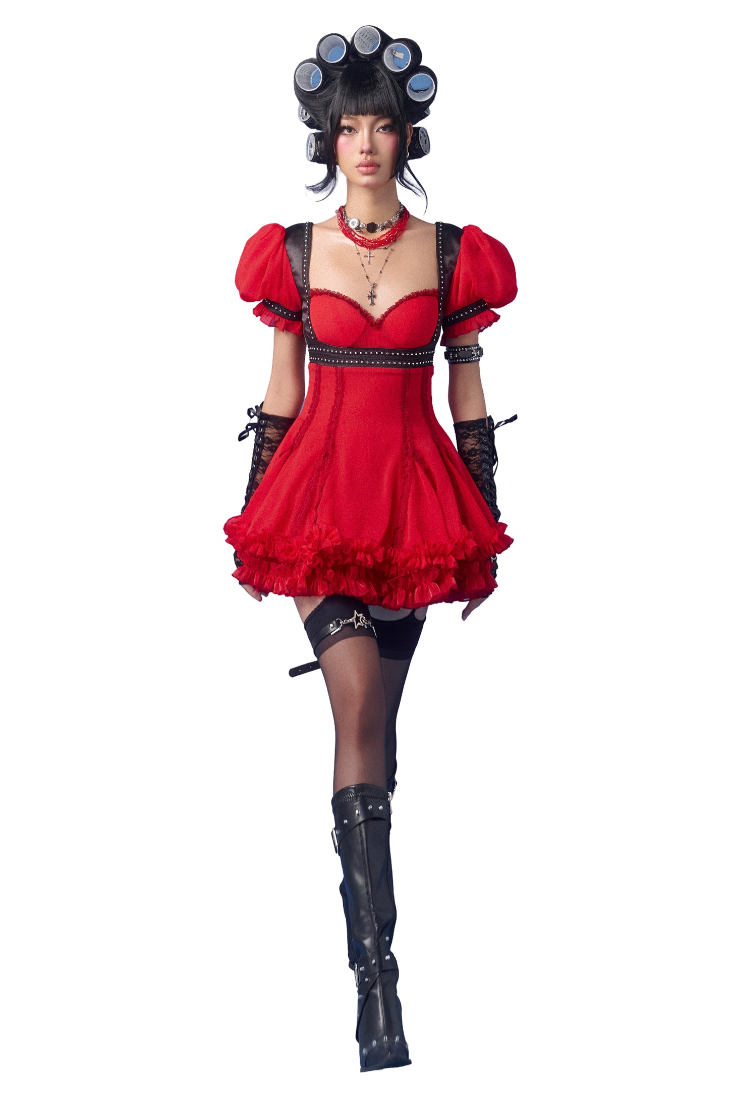 "RED-LANTERN" DRESS