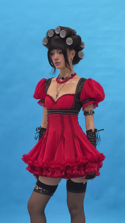 "RED-LANTERN" DRESS