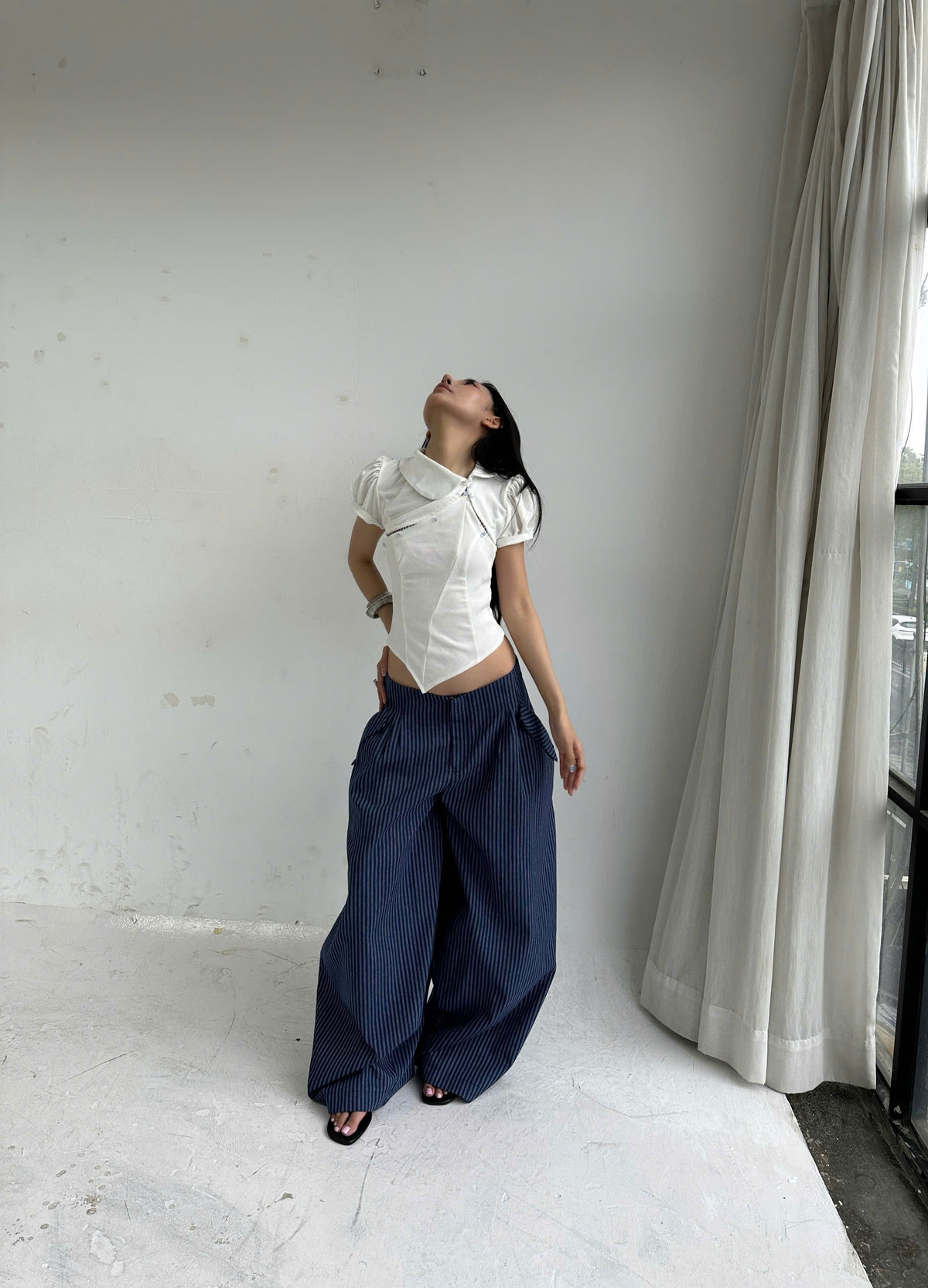 "BLUEBERRY" BAGGY PANTS