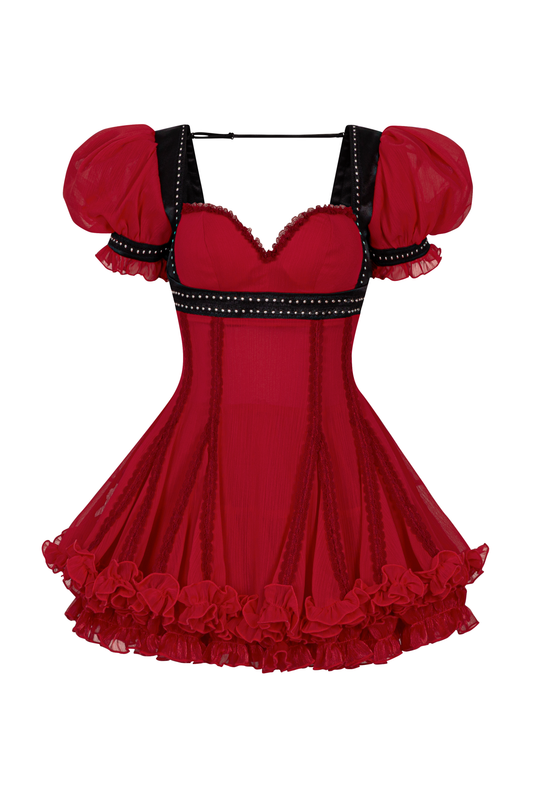 "RED-LANTERN" DRESS