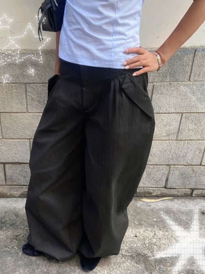 "BLACK BAMBOO" BAGGY PANTS