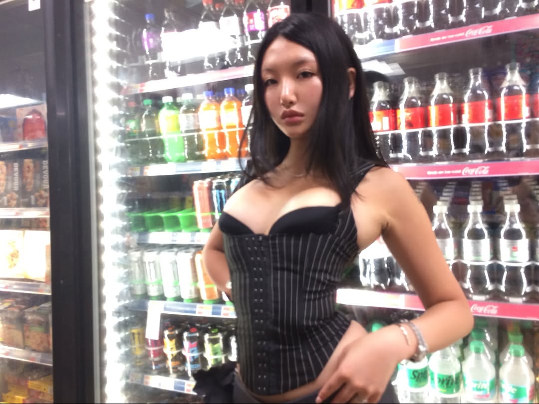 BLACK "METANORIE" CORSET
