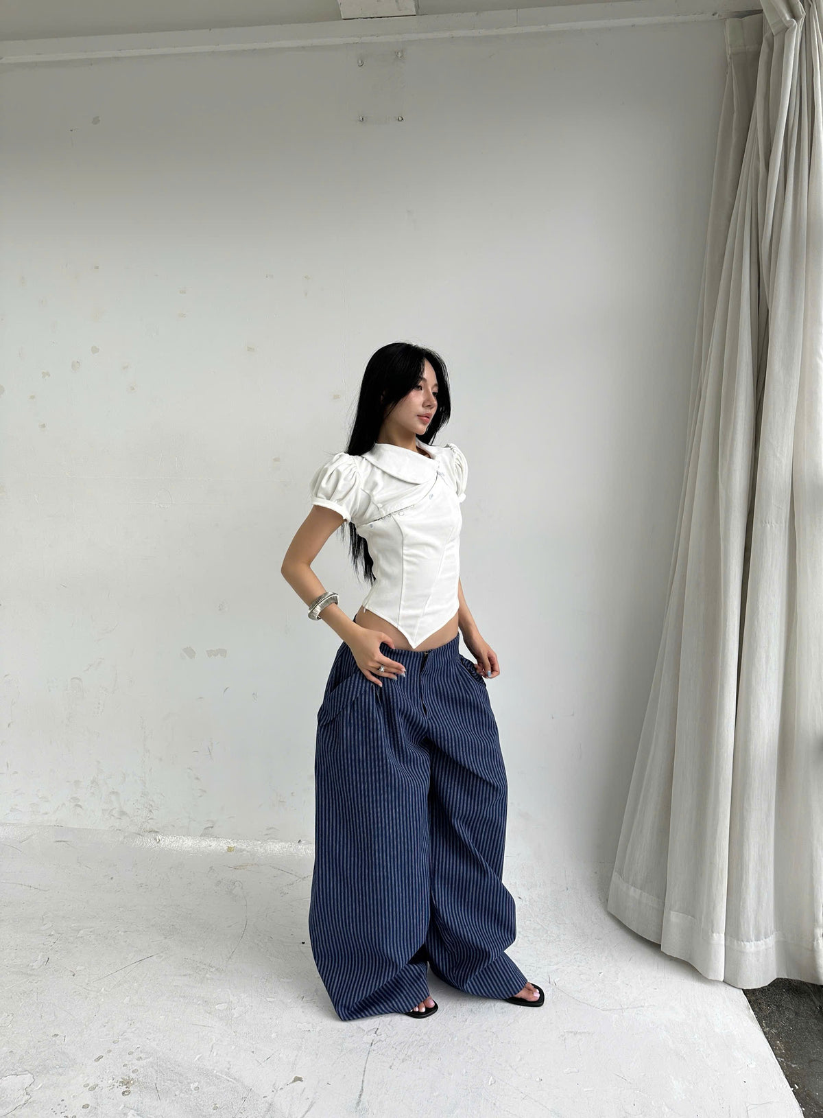 "BLUEBERRY" BAGGY PANTS
