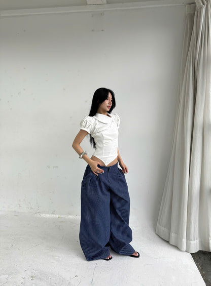 "BLUEBERRY" BAGGY PANTS