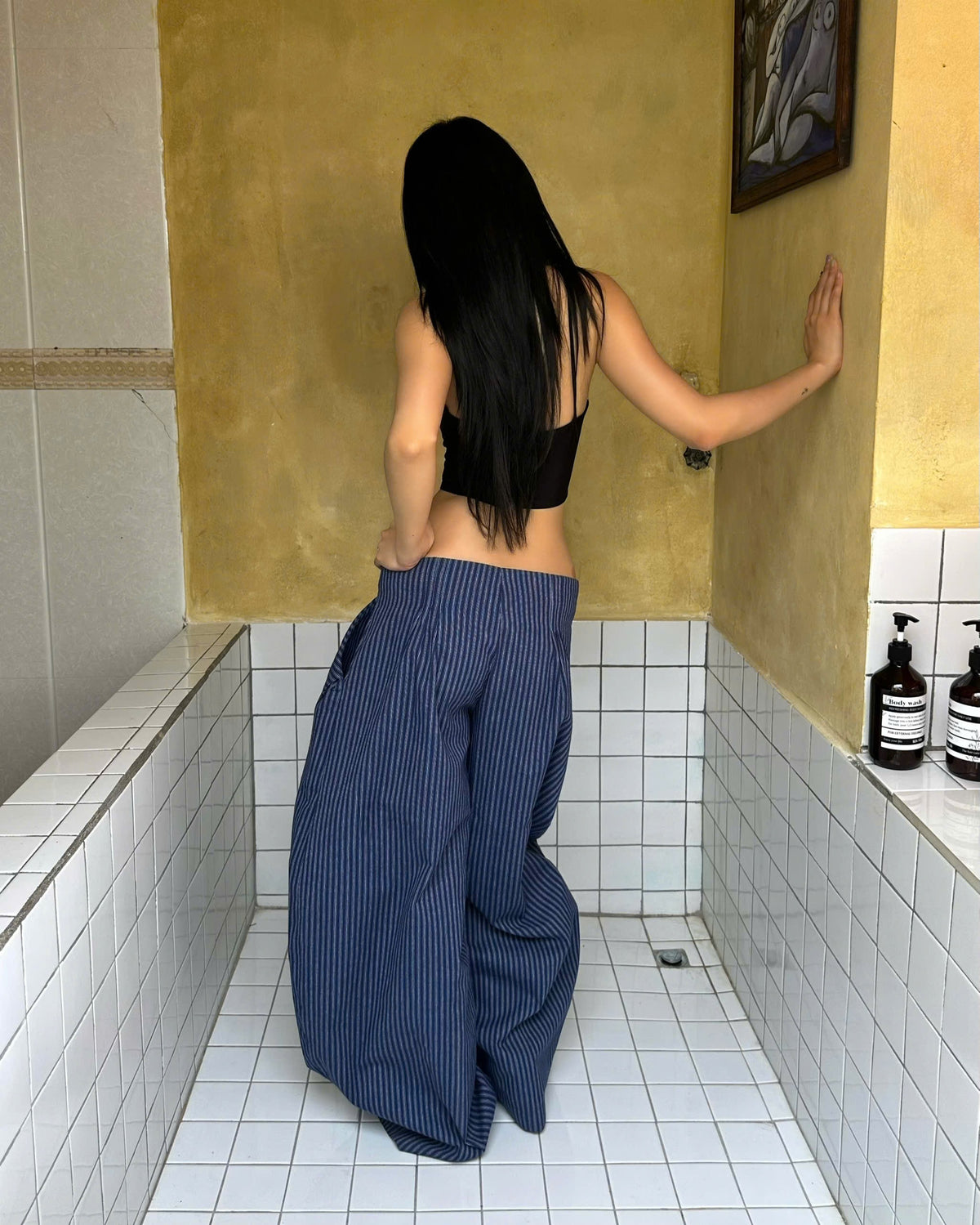 "BLUEBERRY" BAGGY PANTS